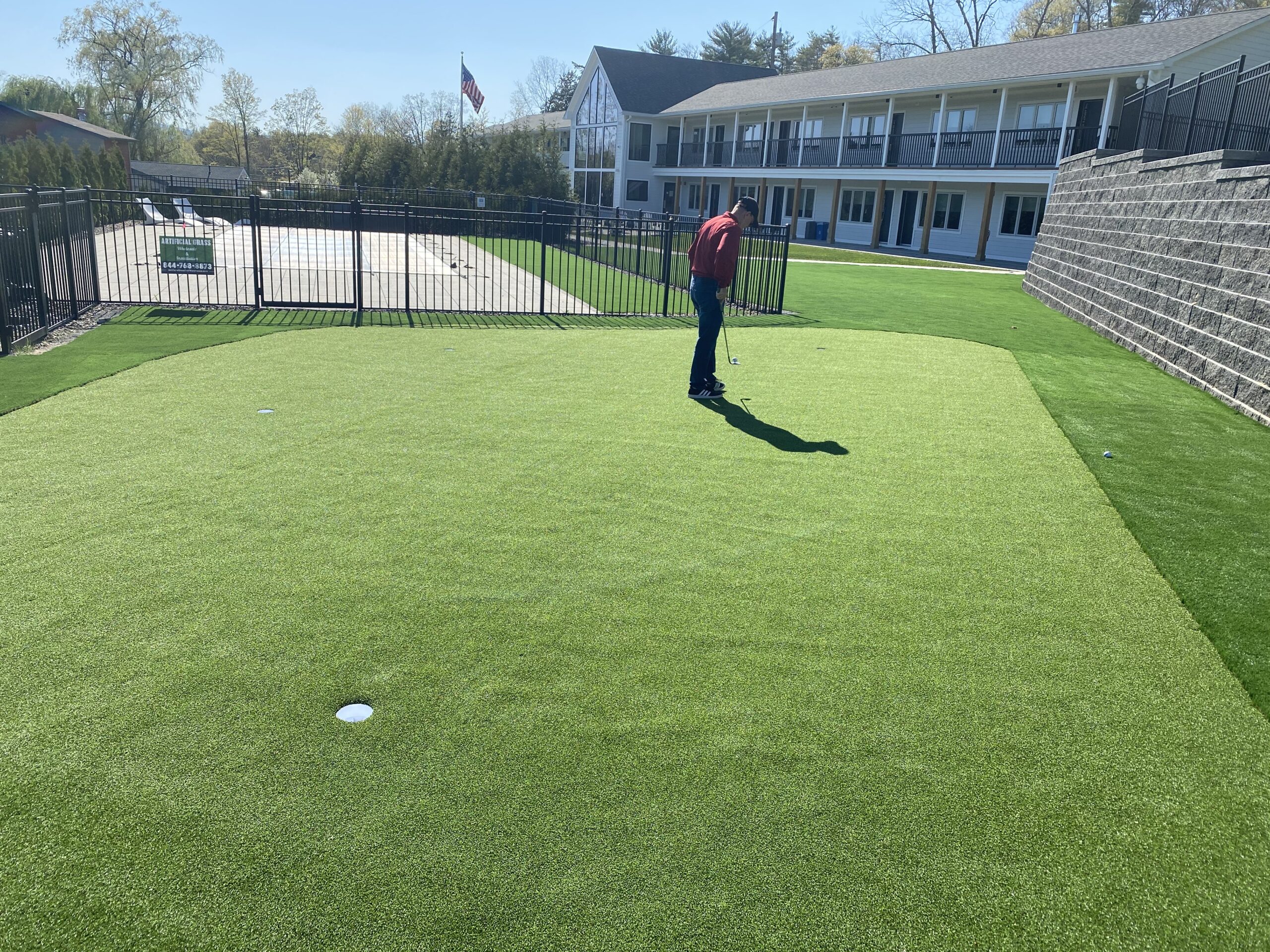 Putting Green Installation in Channelview, TX